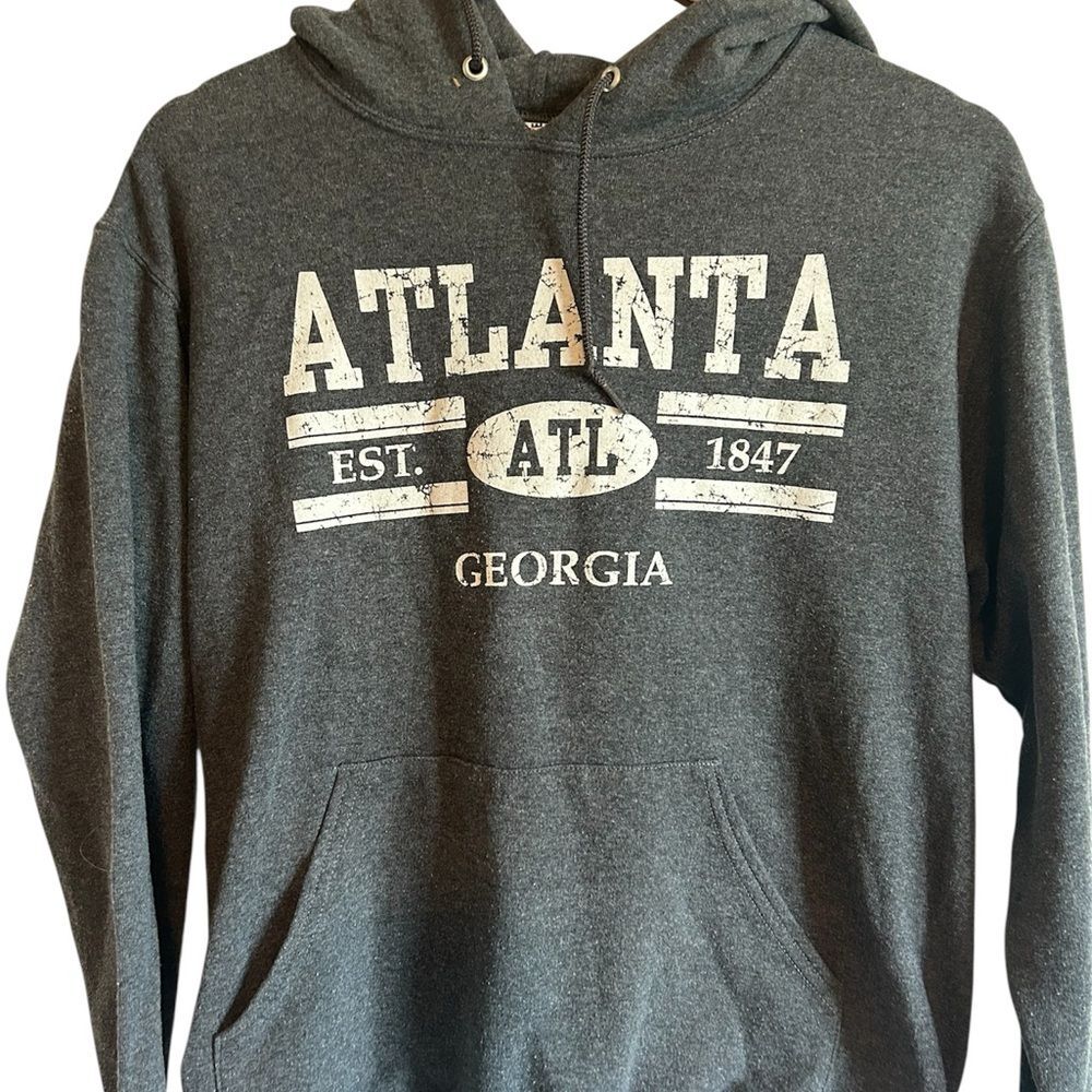 Jerzees Gray Sweatshirt Atlanta Design